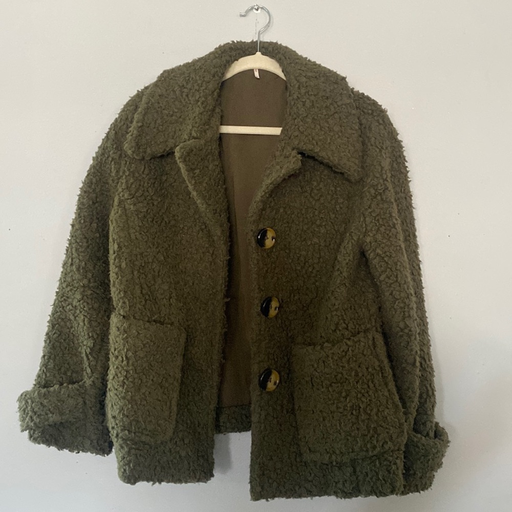 X Small Free People Fur Coat